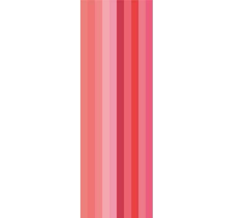 Gradient Bands horizontal stripes wallpaper - TenStickers