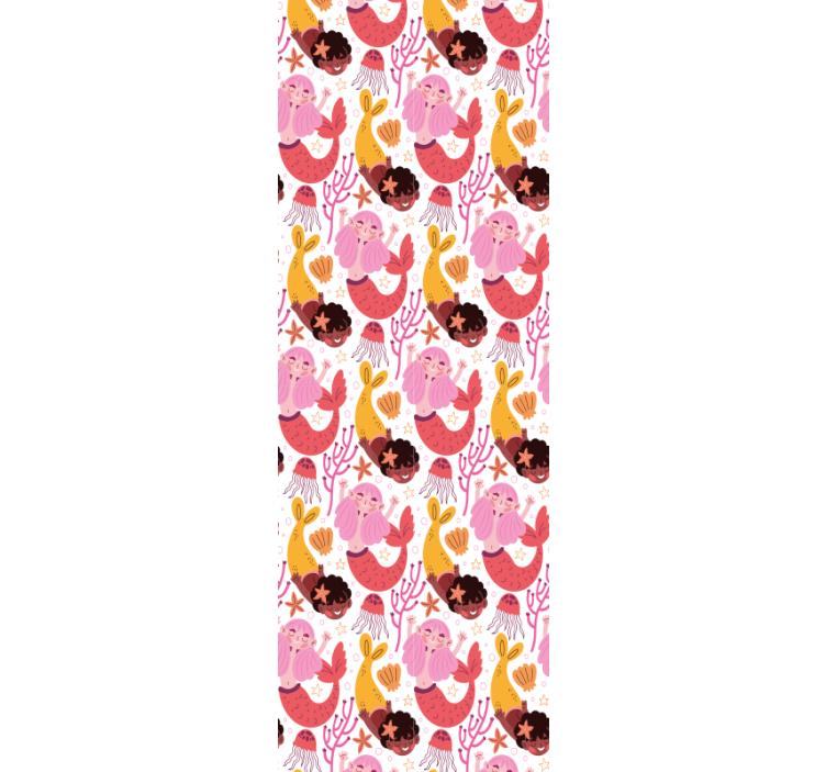 Underwater Whimsy ornamental wallpaper - TenStickers