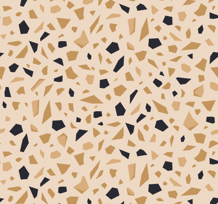 Terrazzo Pattern geometric wallpaper - TenStickers