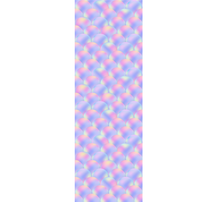 Iridescent Scales wallpaper polka dots - TenStickers