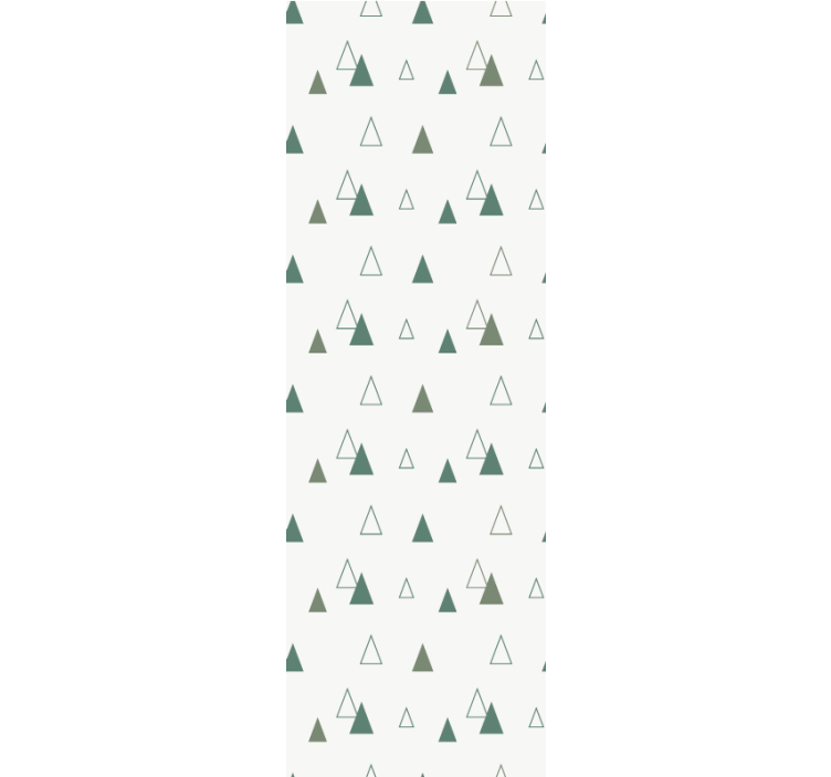 Triangles Nature Colours  Modern Wallpaper - TenStickers