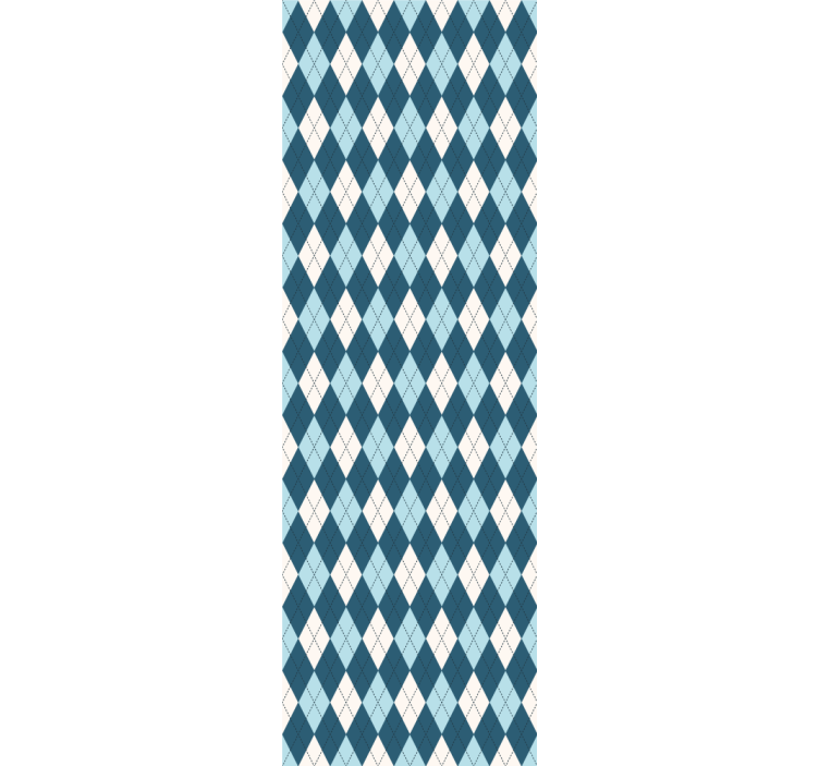 Diamond Harlequin geometric wallpaper - TenStickers
