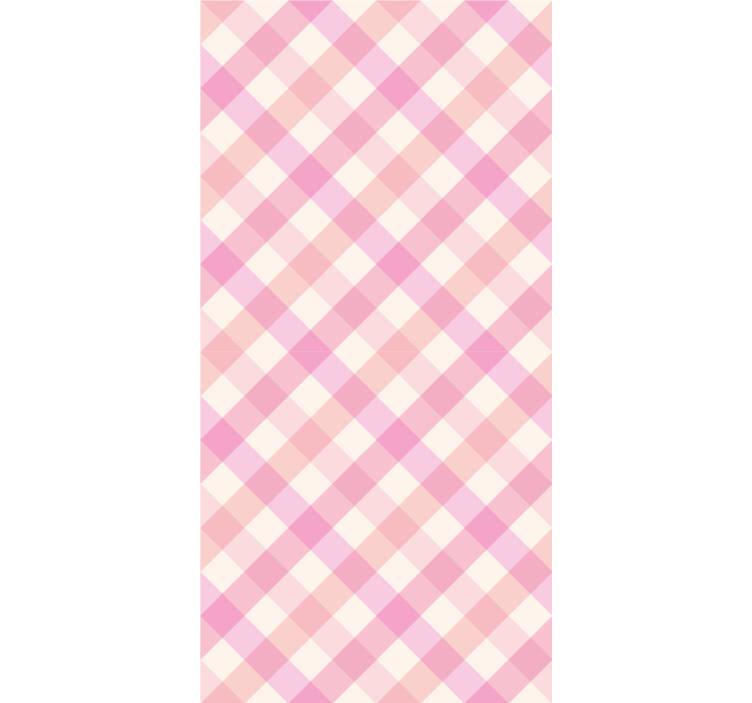 Checkered Pastel square wallpaper - TenStickers
