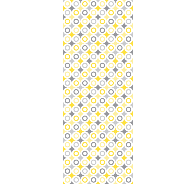 Circular Pattern wallpaper polka dots - TenStickers