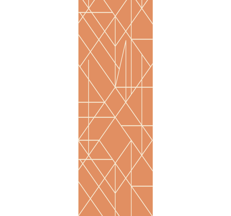 Geometric Straight geometric wallpaper - TenStickers