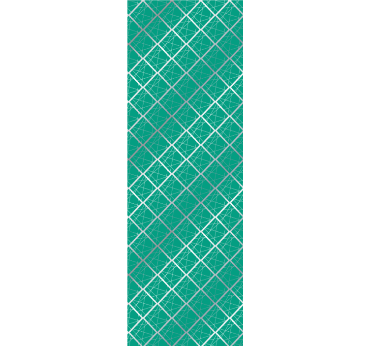 Green tiles diagonal Tile Wallpaper - TenStickers