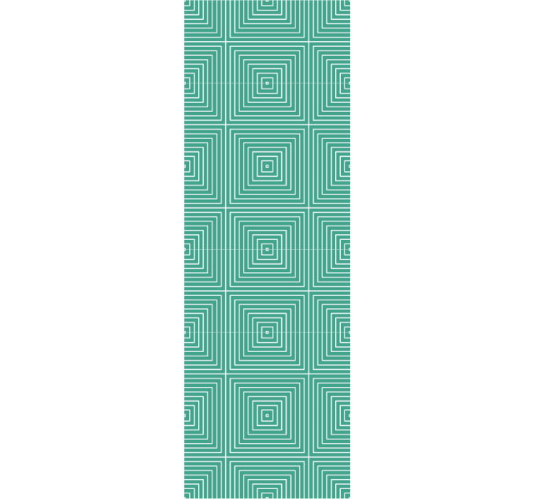 green squares pattern wallpaper - TenStickers