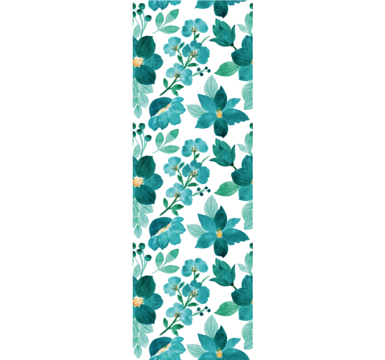 Floral Botanical Bloom flower wallpaper - TenStickers