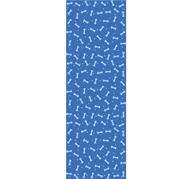 Geometric Bone Motif dog wallpaper - TenStickers