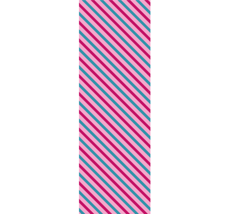 Striped Diagonal horizontal stripes wallpaper - TenStickers