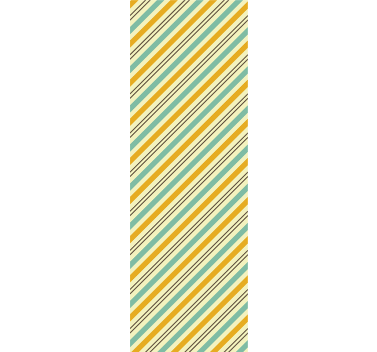 Striped Diagonal Pattern horizontal stripes wallpaper - TenStickers