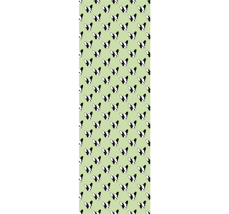 Canine Silhouette Pattern dog wallpaper - TenStickers