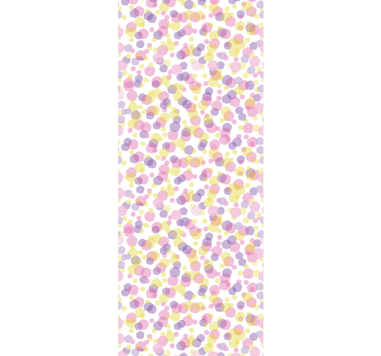 Multicolor Dots wallpaper polka dots - TenStickers