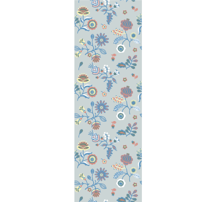 Interesting polish flowers folk  Wallpaper - TenStickers