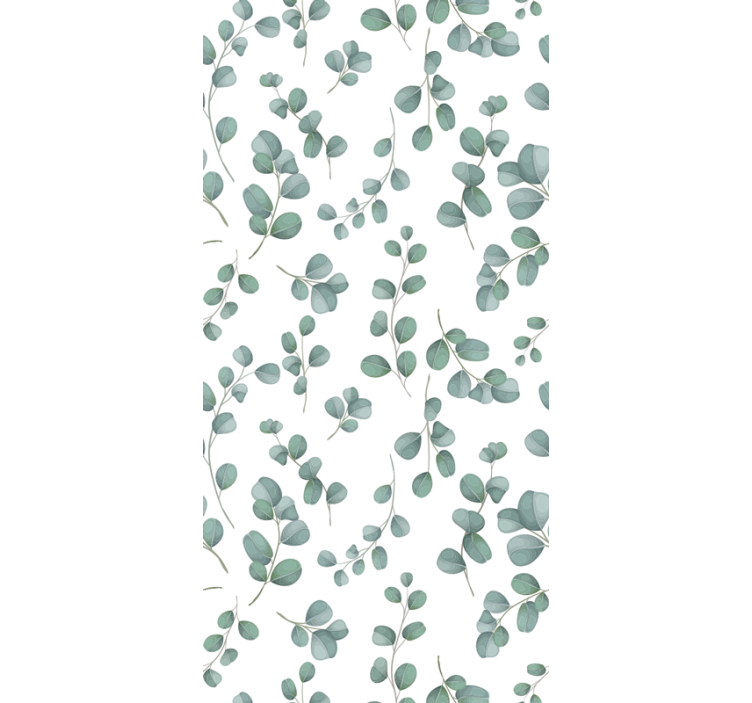 Eucalyptus vine elegance leaf wallpaper - TenStickers