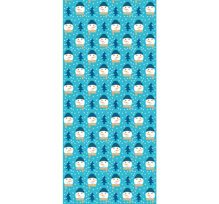 Nordic Snowscape skandinavian wallpaper - TenStickers