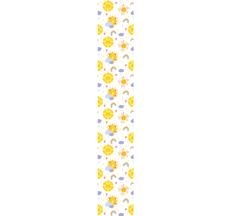 Cheerful Sunshines nursery wallpaper - TenStickers