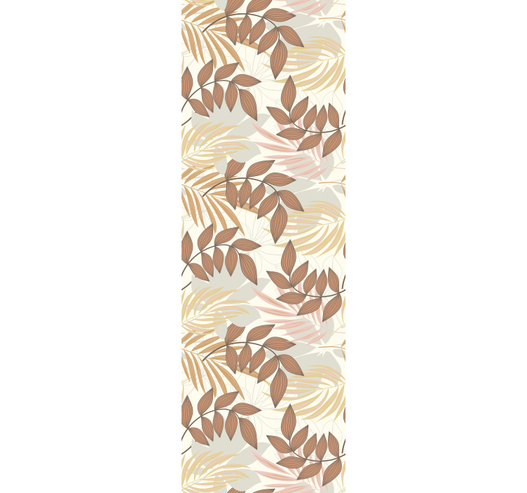 Foliage Motif Design leaf wallpaper - TenStickers