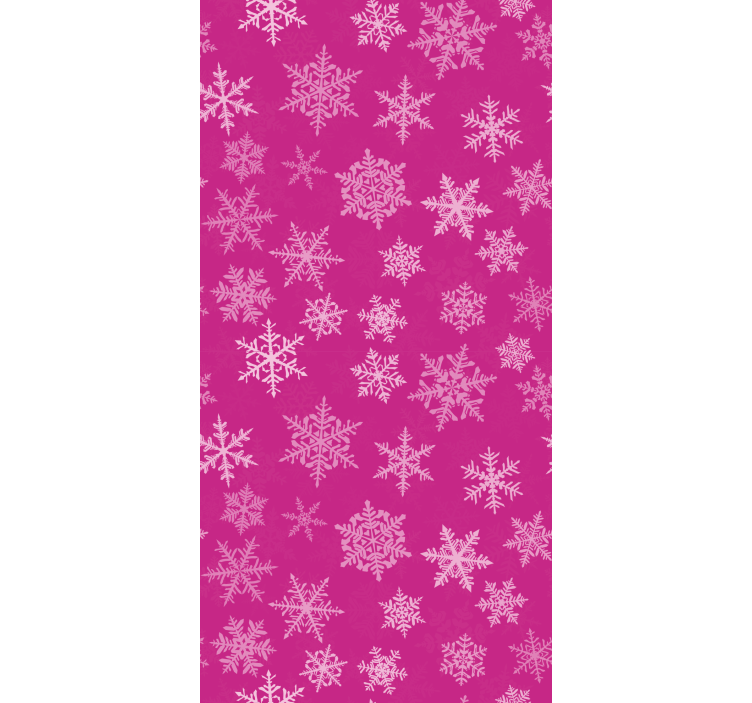 Holiday Snowflakes christmas wallpaper - TenStickers