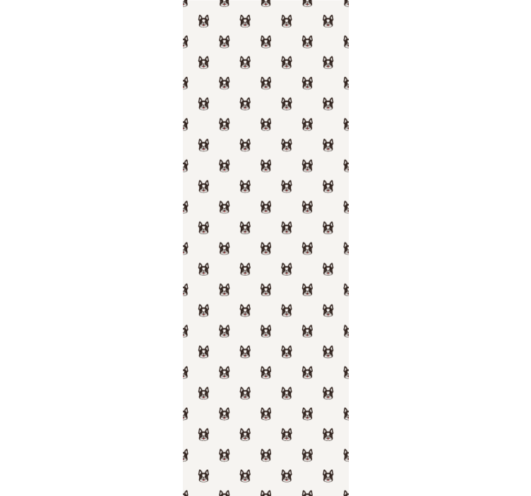 Feline Motif dog wallpaper - TenStickers