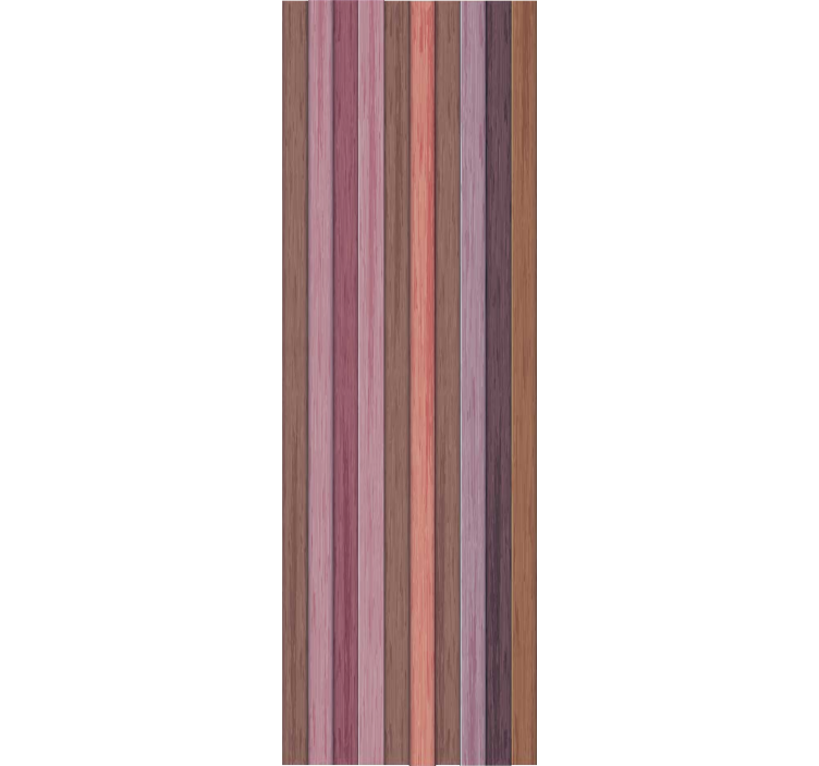Vertical Harmony striped wallpaper - TenStickers