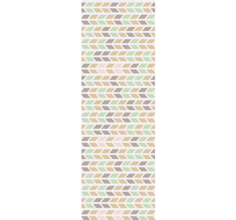 Chevron arrow pattern horizontal stripes wallpaper - TenStickers