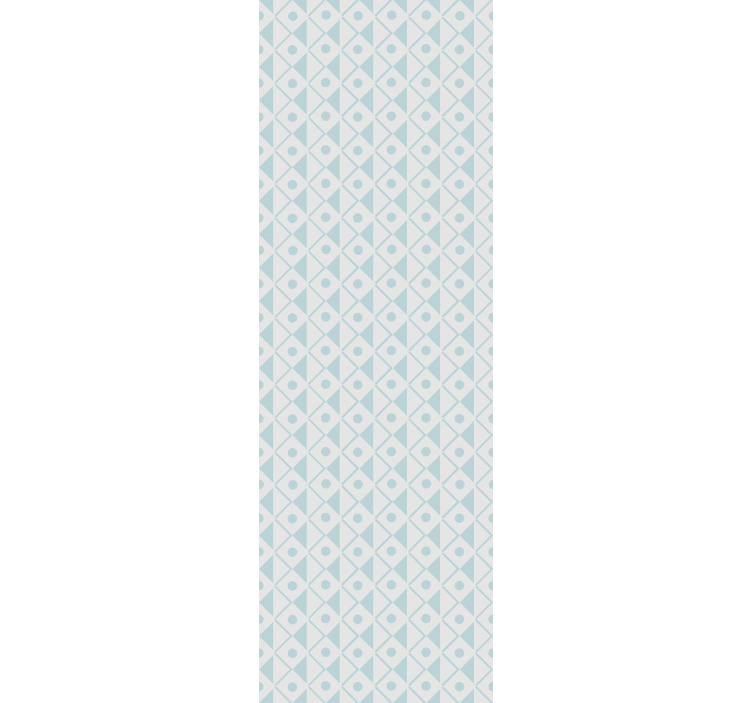 Geometric wallpaper in soft pastel patterns - TenStickers