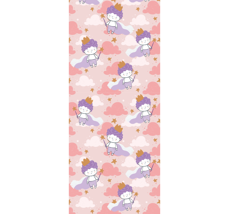 Cherubic Fantasy nursery wallpaper - TenStickers