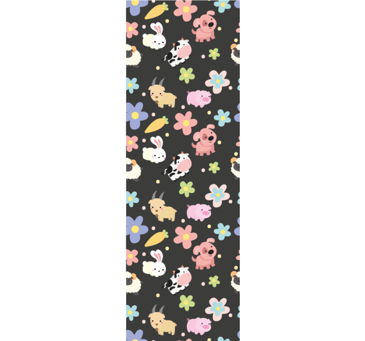 Animal wallpaper animal design delight - TenStickers