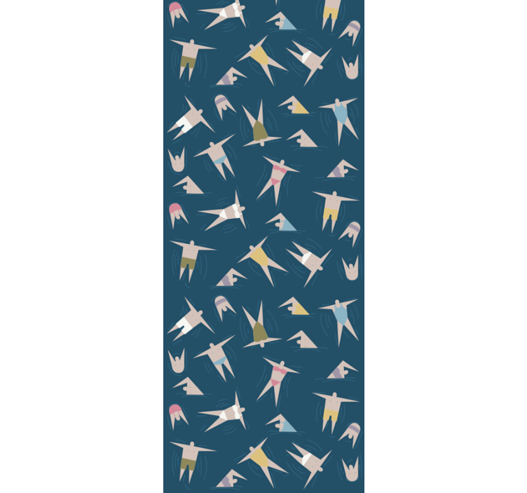 Flying Birds Pattern animal wallpaper - TenStickers