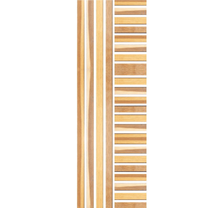 Lined Timber striped wallpaper - TenStickers