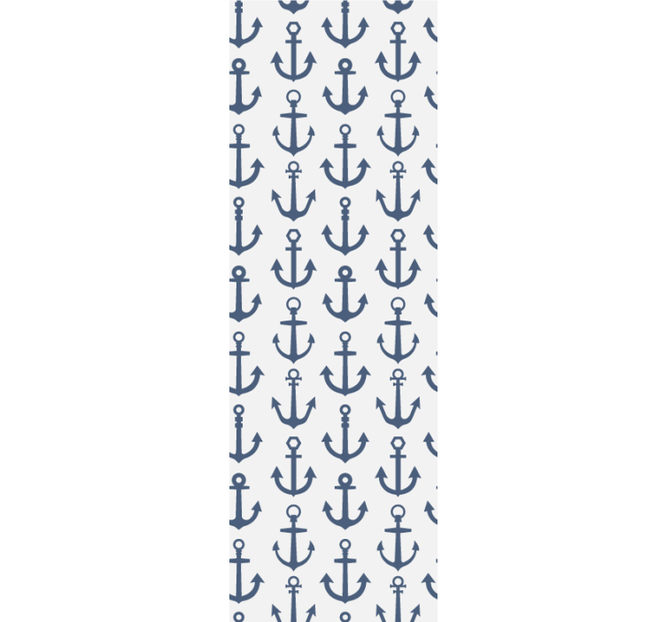 Anchor Pattern Design custom wallpaper - TenStickers