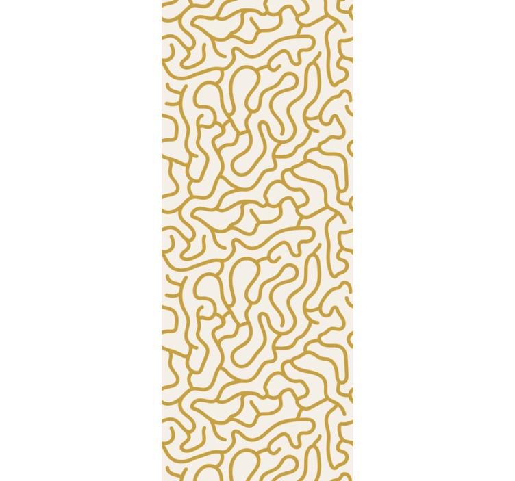 New modern gold stripes Abstract Wallpaper - TenStickers