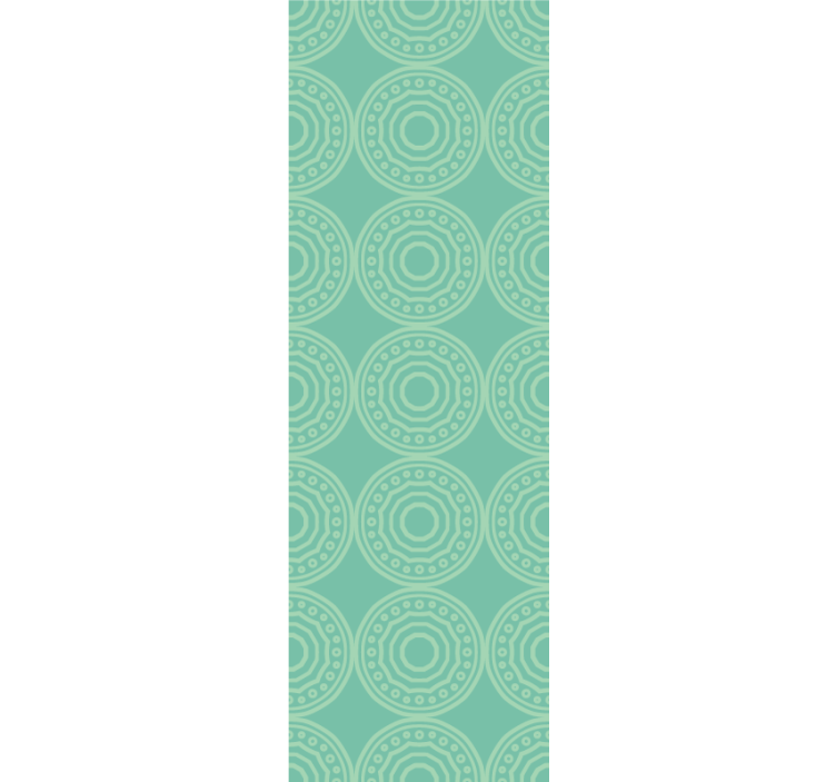 Circular Pattern Vibes wallpaper polka dots - TenStickers