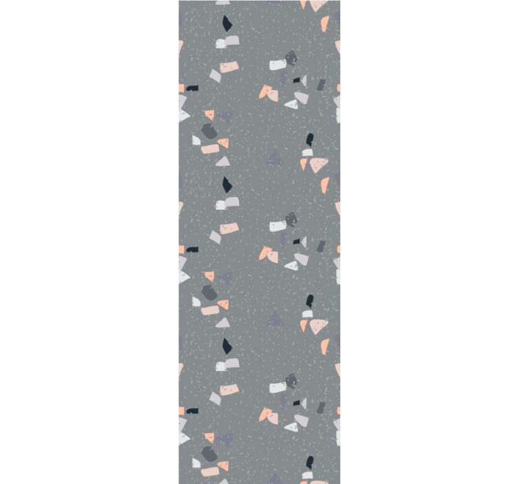 Marble terrazzo effect Hallway wallpaper - TenStickers