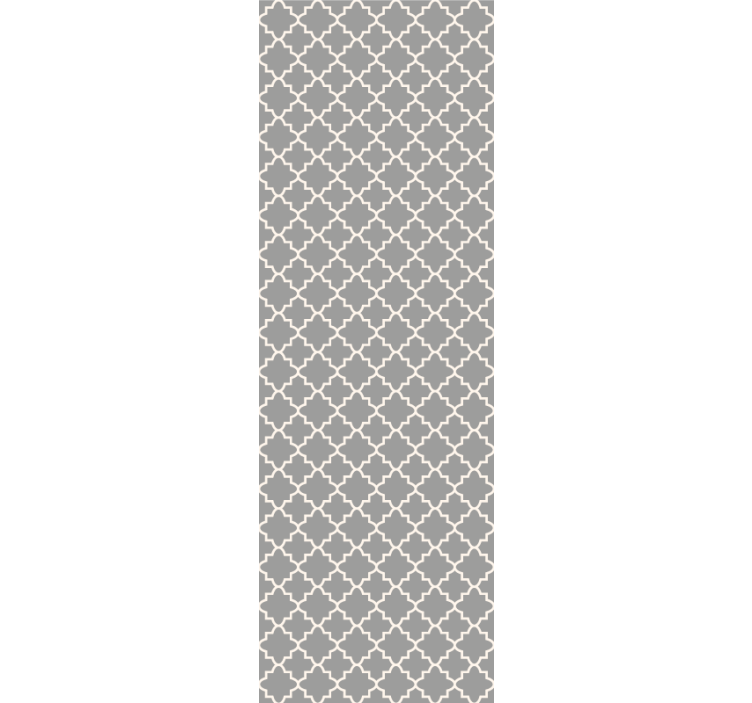 Elegant grey pattern ornamental wallpaper - TenStickers