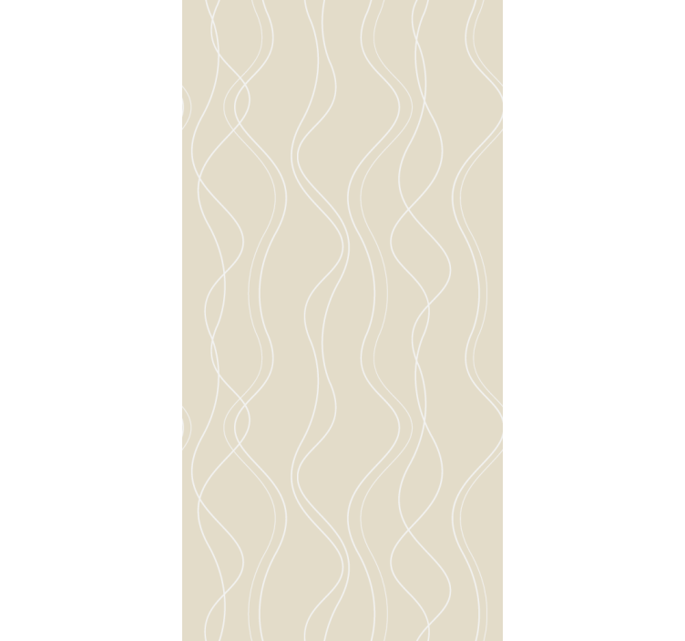 Subtle wave pattern vertical stripes wallpaper - TenStickers
