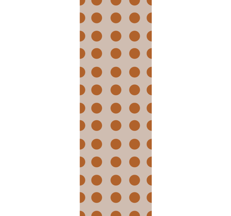 "Boho" colors dots pattern spotty wallpaper - TenStickers