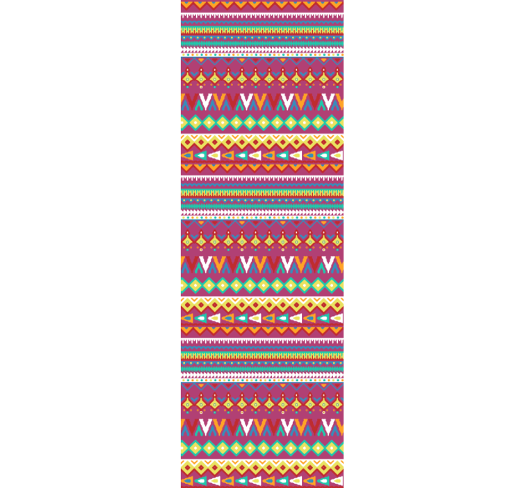 Aztec tribal patterns abstract wallpaper - TenStickers