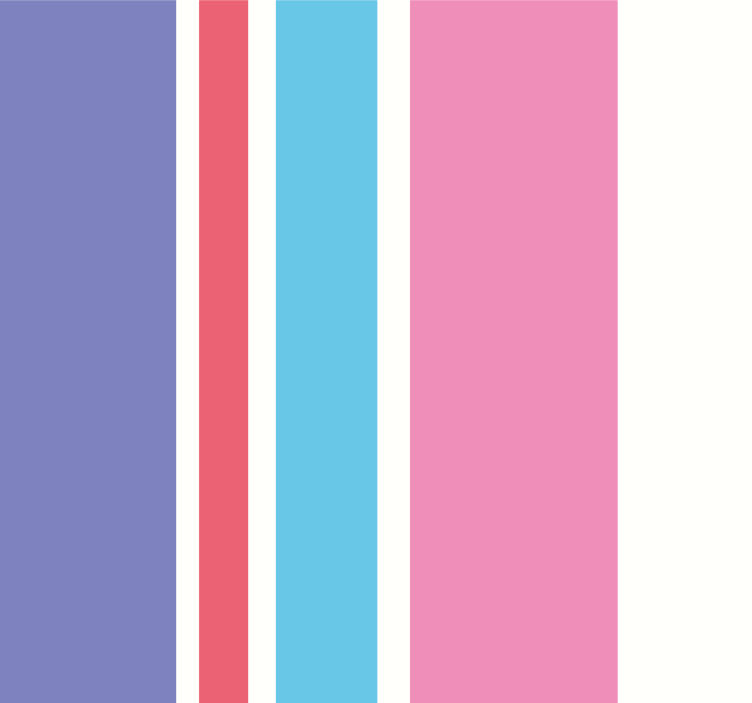 Purple and Pink Vertical Stripes Wallpaper - TenStickers