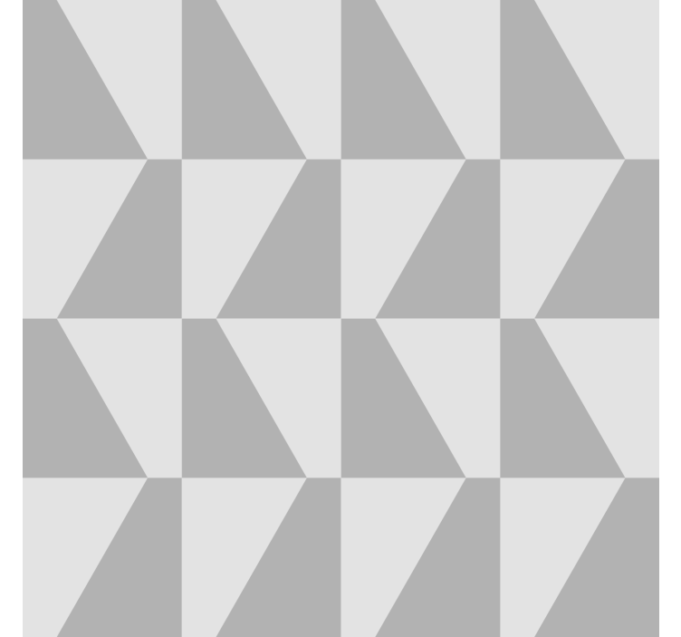 Gray trapeze pattern geometric wallpaper - TenStickers