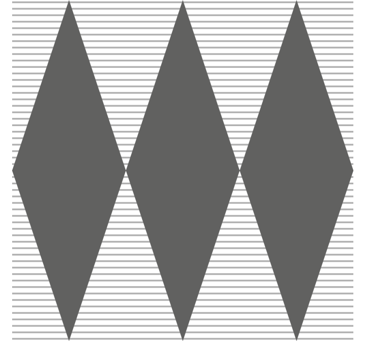 Grey diamond pattern geometric wallpaper - TenStickers