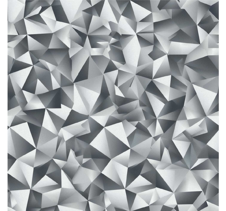 Gray diamonds modern wallpaper - TenStickers