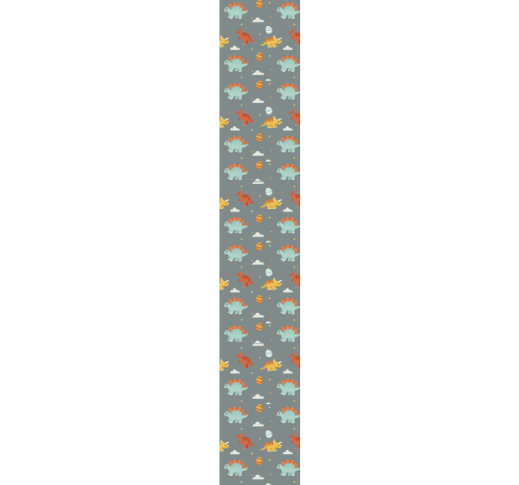Cute dinosaurs illustrations children wallpaper - TenStickers