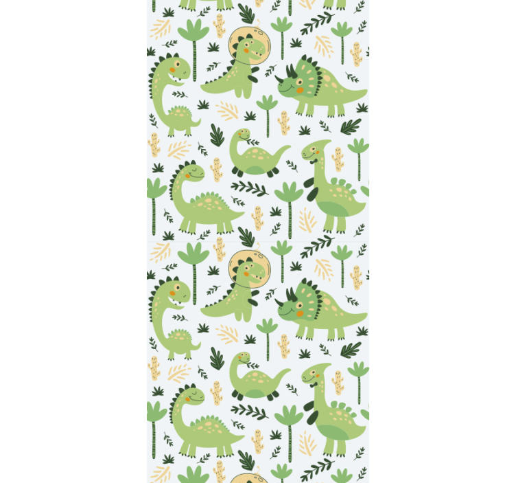 Baby dinosaurs animal wallpaper - TenStickers
