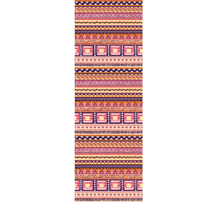 Tribal Pattern Design ornamental wallpaper - TenStickers