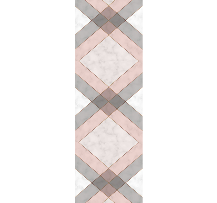 Geometric Tile Arrangement geometric wallpaper - TenStickers