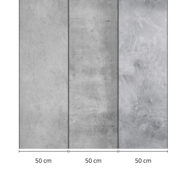 Textured cement wall concrete wallpaper - TenStickers