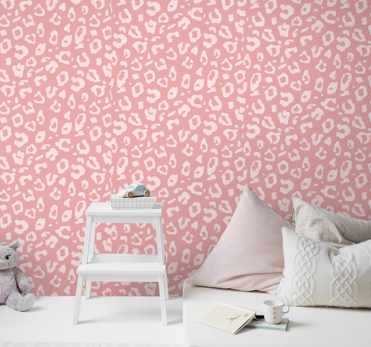 Abstract Animal Pattern leopard wallpaper - TenStickers