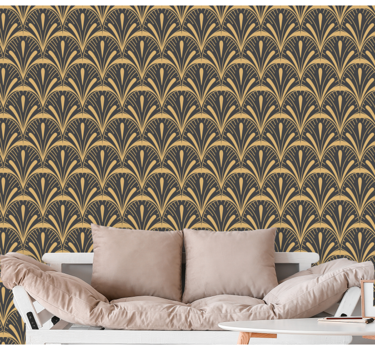 Art Deco Fan classic Wallpaper - TenStickers